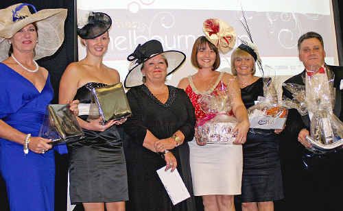 The best-dressed winners at the Our Kids Melbourne Cup lunch at SCU. The best-dressed winners at the Our Kids Melbourne Cup lunch at SCU.